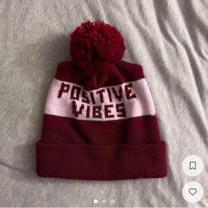 charlavail Positive Vibes Beanie